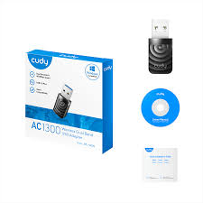 CUDY WU1300 DUAL BAND AC1300 Mbps WIFI USB 3.0 ADAPTER